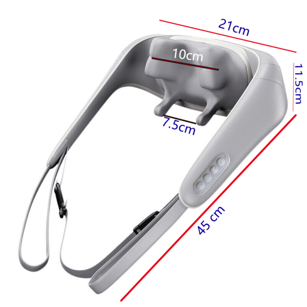 Gray brushless cervical trapezoid massager (can be heated)
