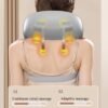Gray brushless cervical trapezoid massager (can be heated)