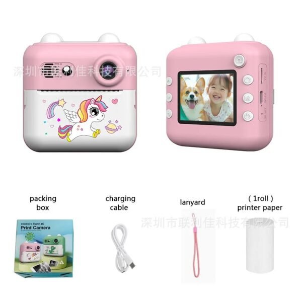 10_S107daf4f073340e08be42bc442caf0764 Mini Children's Instant Camera High Definition Printing Video Recording