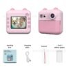 11_S49027f07fd2c497ab7ba374c9b8952baz Mini Children's Instant Camera High Definition Printing Video Recording