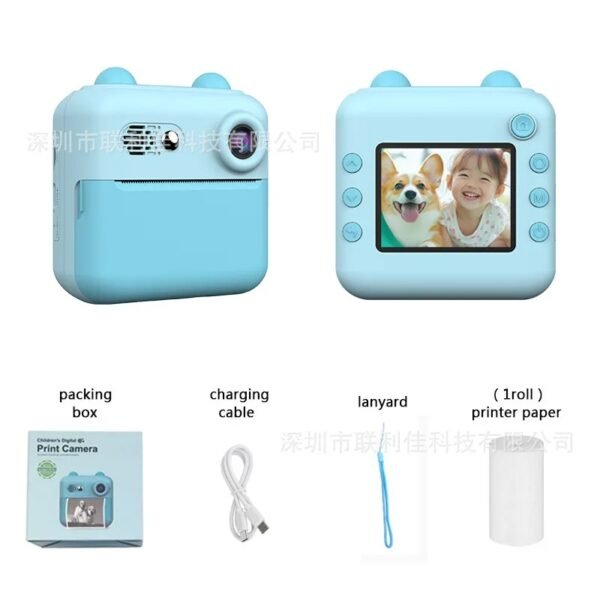 12_Sadba8ae9efe94390a72e4cd886d166cas Mini Children's Instant Camera High Definition Printing Video Recording