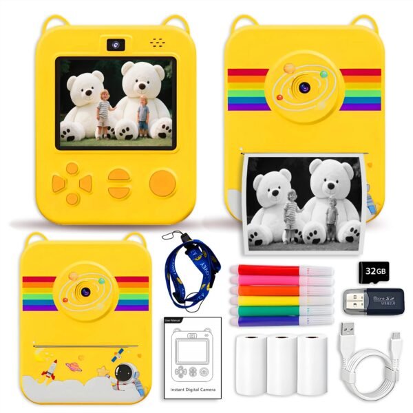 Digital Camera For Kids Instant Print