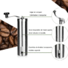 Manual Coffee Grinder Mini Stainless Steel Hand Handmade Coffee Bean Grinders Mill Foamer