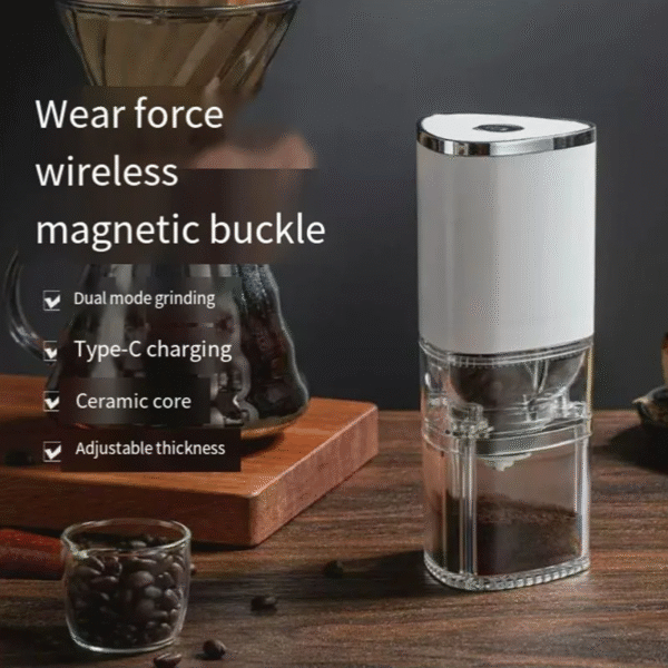 2025 New Portable Hand Grinder USB Charging Electric Coffee Grinder