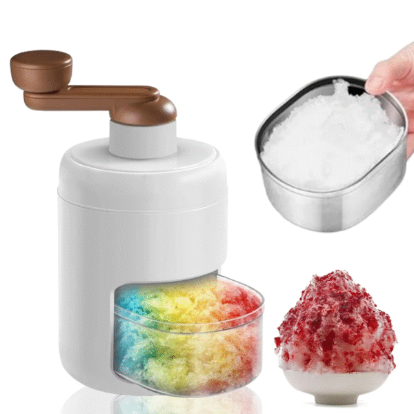 17506685192590 Manual Ice Shaver Household Small Ice Crusher Mini Shaved Ice Milkshake Machine