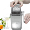 Home Manual Ice Crusher Transparent Multi-Purpose Hand Shaved Ice Machine