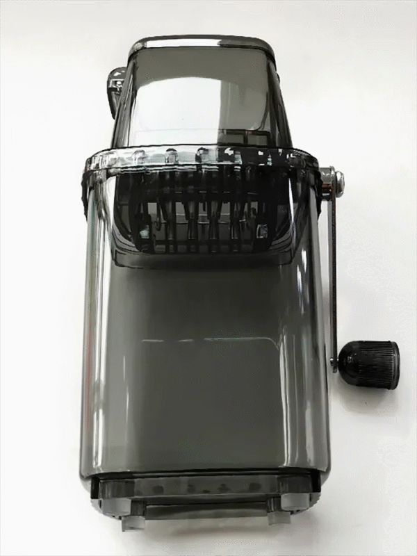 Home Manual Ice Crusher Transparent Multi-Purpose Hand Shaved Ice Machine