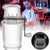 Home Manual Ice Crusher Transparent Multi-Purpose Hand Shaved Ice Machine