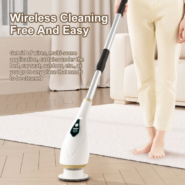 17508340617202 New 8-in-1 Electric Cleaning Brush Wireless