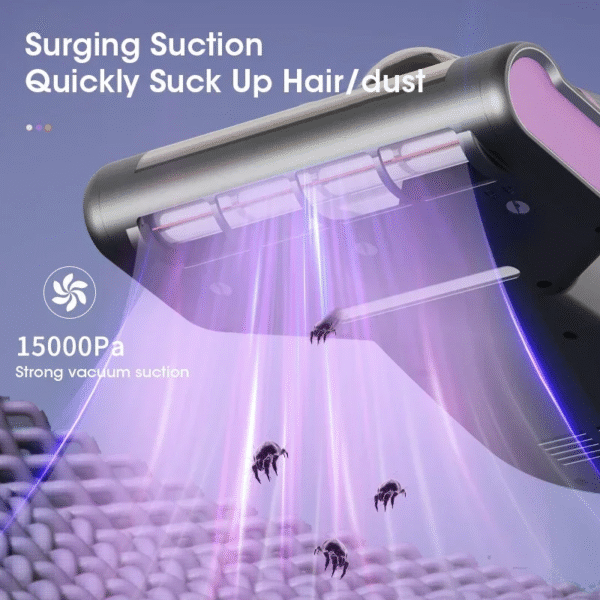 15Kpa Portable Mite Remover Wireless