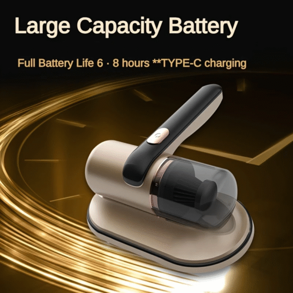 17508396502311 Vacuum Cleaner, 15000pa Upgraded Wireless Handheld Blue Light Disinfection Mite Remover