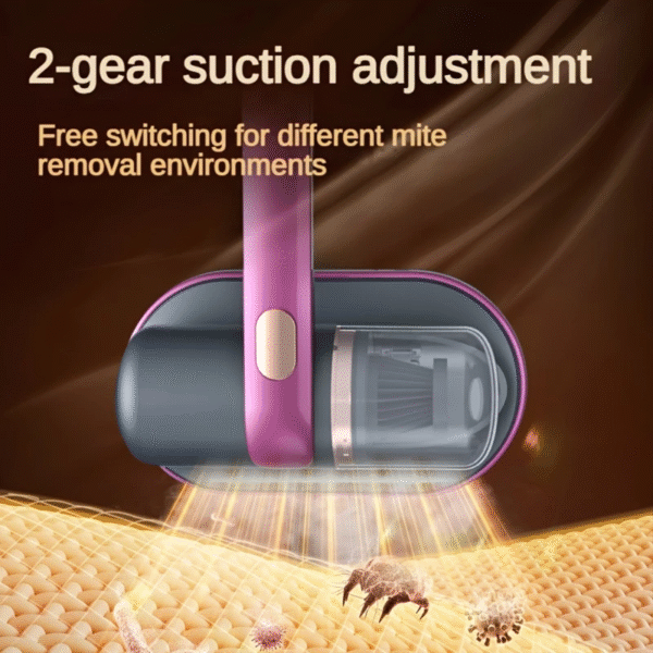 17508396506082 Vacuum Cleaner, 15000pa Upgraded Wireless Handheld Blue Light Disinfection Mite Remover
