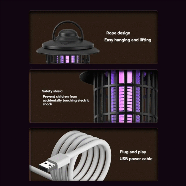FGGS-Electric Mosquito Trap Outdoor Portable Mosquito Control Lamp