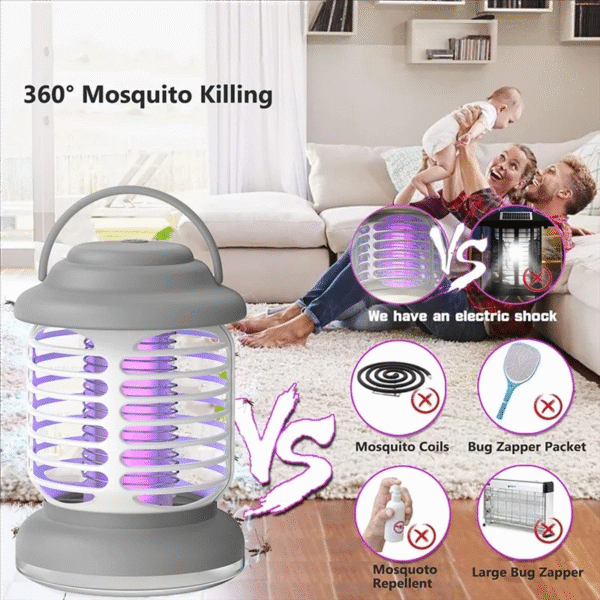 ABKR-Electric Bug Zapper Portable Mosquito Control Lamp