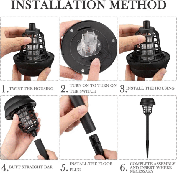 17509201215863 Solar Mosquito Killer Lamp
