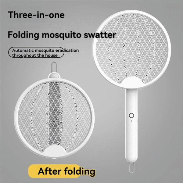 UNCL Electric Fly Swatter Two-In-One Fly Swatter Foldable