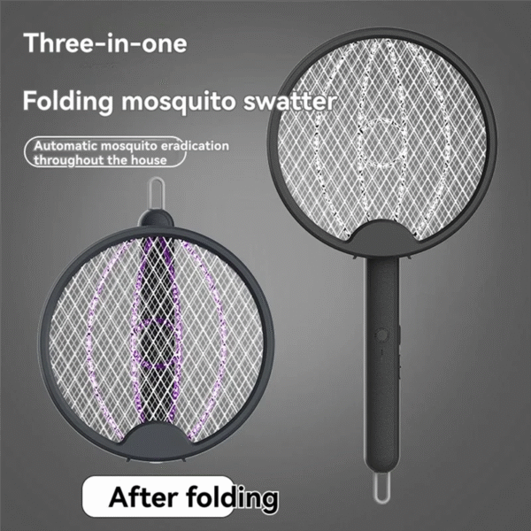 UNCL Electric Fly Swatter Two-In-One Fly Swatter Foldable