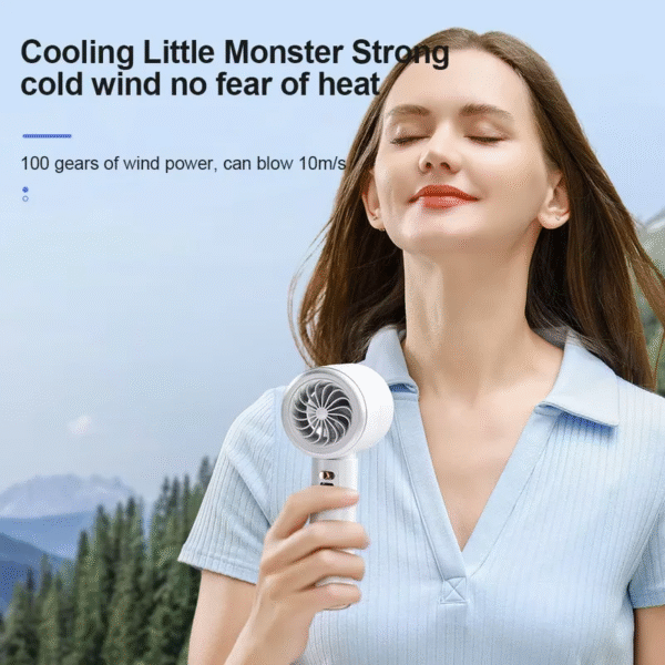 Portable Hand Fan Air Cooling Fan USB Charging