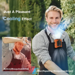 20000mAh Rechargeable Waist Fan Portable Hands Free