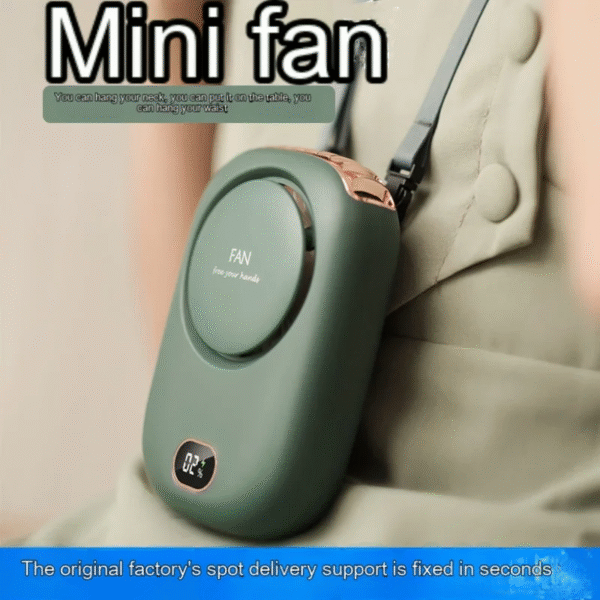New Portable Mini Fan Hanging Handheld Fan Rechargeable