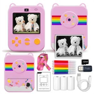 Digital Camera For Kids Instant Print