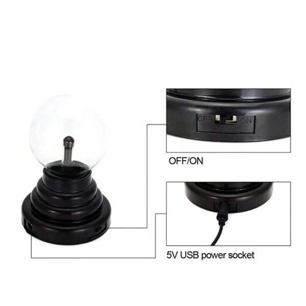 25_A602cf15c696948119f5597d1b600af68j Magic Plasma Ball Lamp Touch Glass LED Night Light