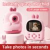 New Cartoon Kids Digital Camera Instant Print Dual Lens