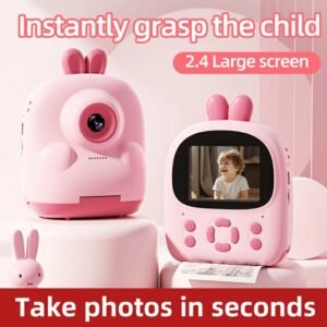 New Cartoon Kids Digital Camera Instant Print Dual Lens