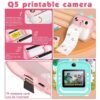 Children 1080P HD Digital Camera Toys Instant Print for Kids