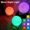 LED Night Light 8cm Moon Lamp-Multiple