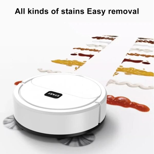 Robotic Vacuum Cleaner-White