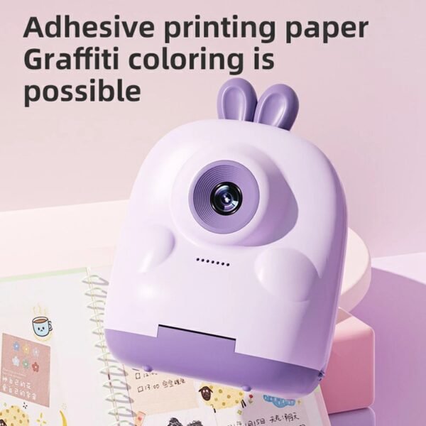 New Cartoon Kids Digital Camera Instant Print Dual Lens