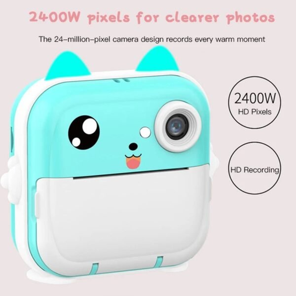 Children 1080P HD Digital Camera Toys Instant Print for Kids