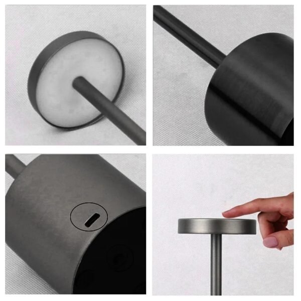 Touch Sensor LED Table Lamp-Black