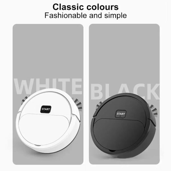 Robotic Vacuum Cleaner-White