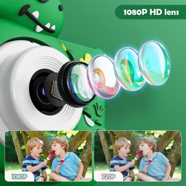 Kids Digital Camera with 32G Card Toy Girl Boy 1080p HD