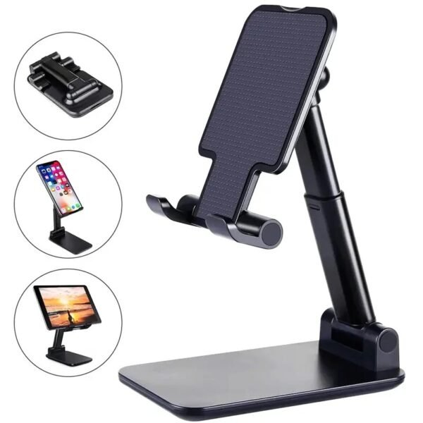 Desk Mobile Phone Holder Stand-Black