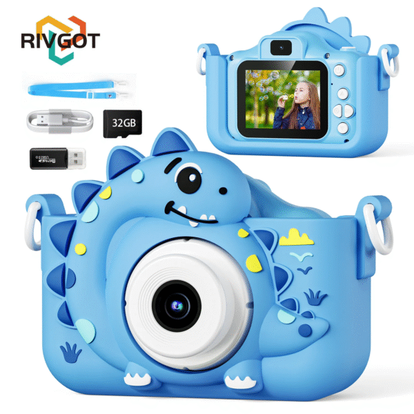 Kids Digital Camera with 32G Card Toy Girl Boy 1080p HD