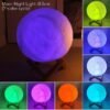 LED Night Light 8cm Moon Lamp-Multiple