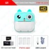 Children 1080P HD Digital Camera Toys Instant Print for Kids