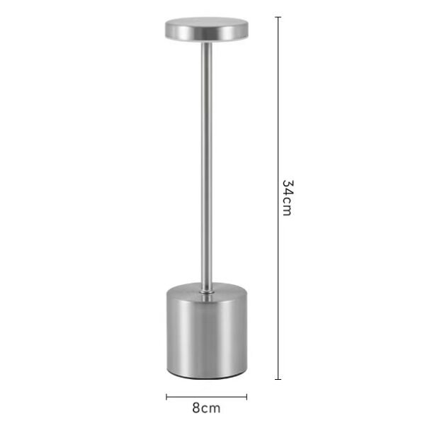 Touch Sensor LED Table Lamp-Silvery